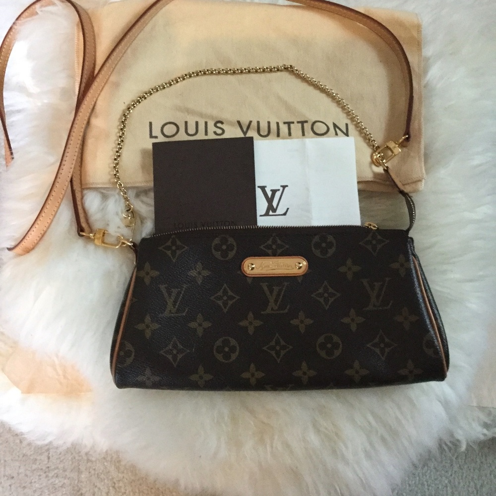 Louis Vuitton Eva Clutch with Crossbody Strap